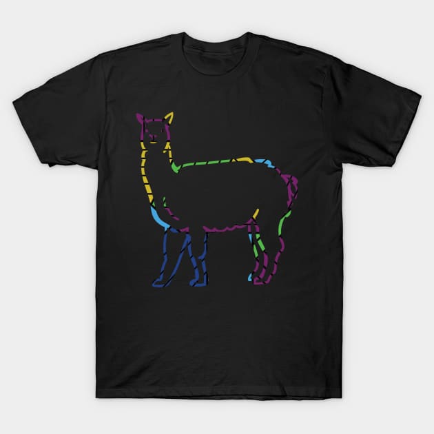 Funny giraffe colorful tshirt T-Shirt by thefriendlyone